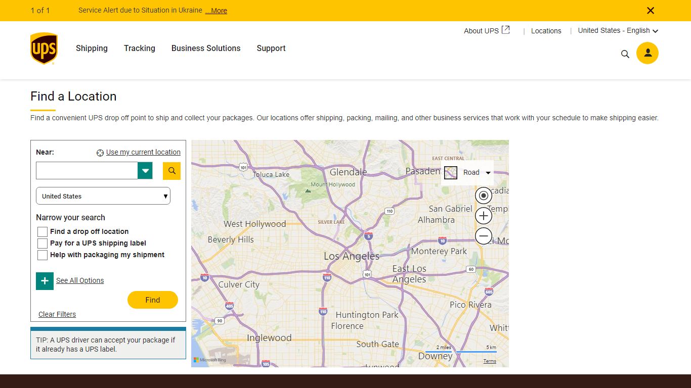 Find a Location | UPS - United States